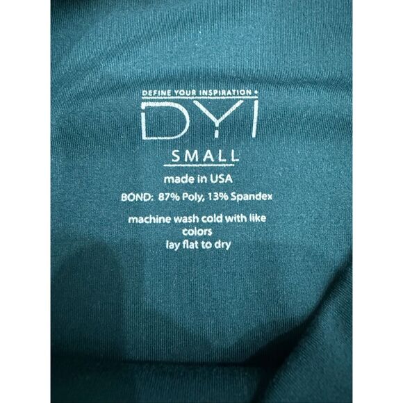 DYI Green High Rise Leggings 21” Small - Picture 2 of 3